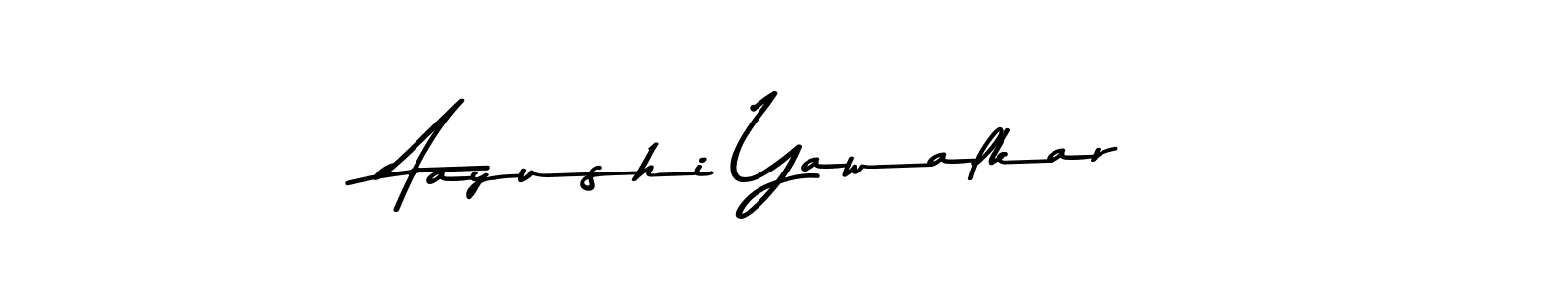 Design your own signature with our free online signature maker. With this signature software, you can create a handwritten (Asem Kandis PERSONAL USE) signature for name Aayushi Yawalkar. Aayushi Yawalkar signature style 9 images and pictures png