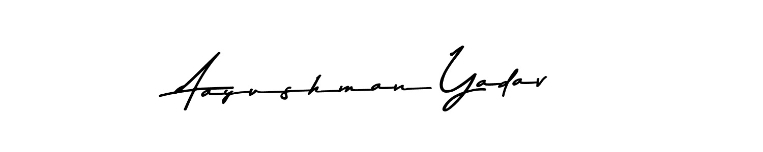 How to make Aayushman Yadav signature? Asem Kandis PERSONAL USE is a professional autograph style. Create handwritten signature for Aayushman Yadav name. Aayushman Yadav signature style 9 images and pictures png