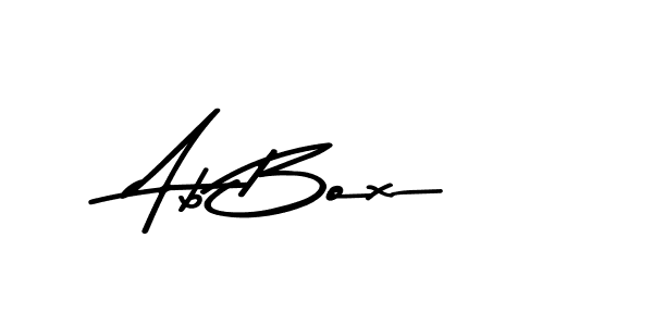 How to make Ab Box name signature. Use Asem Kandis PERSONAL USE style for creating short signs online. This is the latest handwritten sign. Ab Box signature style 9 images and pictures png