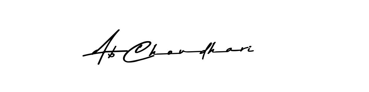 How to Draw Ab Choudhari signature style? Asem Kandis PERSONAL USE is a latest design signature styles for name Ab Choudhari. Ab Choudhari signature style 9 images and pictures png