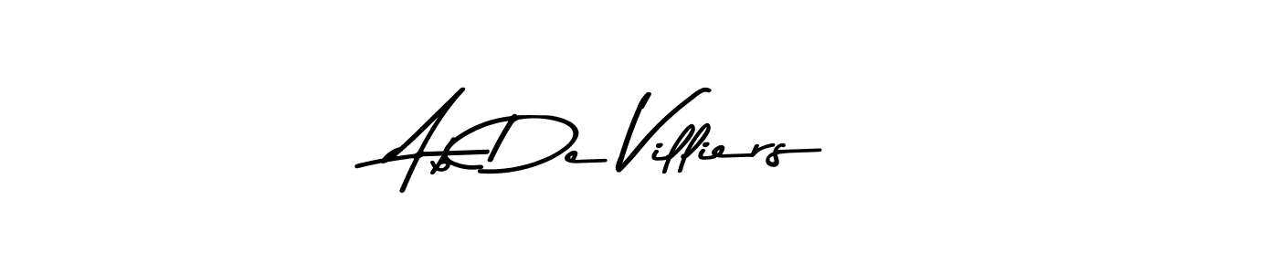 Make a beautiful signature design for name Ab De Villiers. Use this online signature maker to create a handwritten signature for free. Ab De Villiers signature style 9 images and pictures png