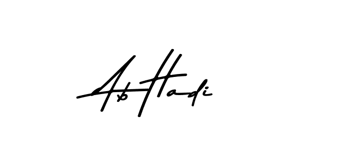 Ab Hadi stylish signature style. Best Handwritten Sign (Asem Kandis PERSONAL USE) for my name. Handwritten Signature Collection Ideas for my name Ab Hadi. Ab Hadi signature style 9 images and pictures png