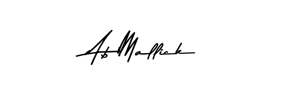 Asem Kandis PERSONAL USE is a professional signature style that is perfect for those who want to add a touch of class to their signature. It is also a great choice for those who want to make their signature more unique. Get Ab Mallick name to fancy signature for free. Ab Mallick signature style 9 images and pictures png