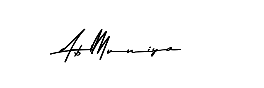 Make a beautiful signature design for name Ab Muniya. With this signature (Asem Kandis PERSONAL USE) style, you can create a handwritten signature for free. Ab Muniya signature style 9 images and pictures png