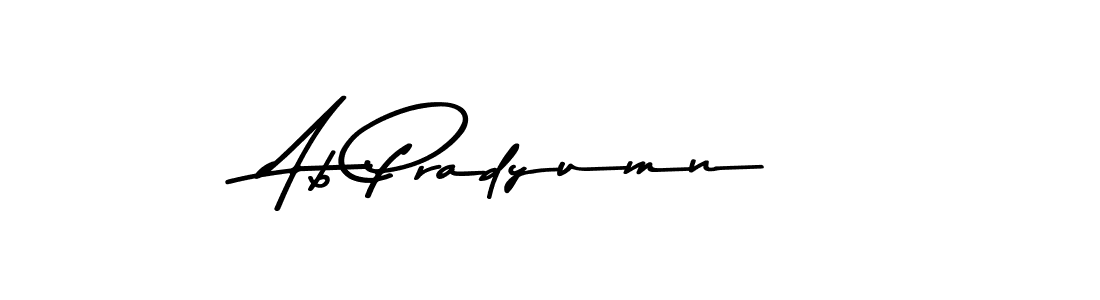 Use a signature maker to create a handwritten signature online. With this signature software, you can design (Asem Kandis PERSONAL USE) your own signature for name Ab Pradyumn. Ab Pradyumn signature style 9 images and pictures png