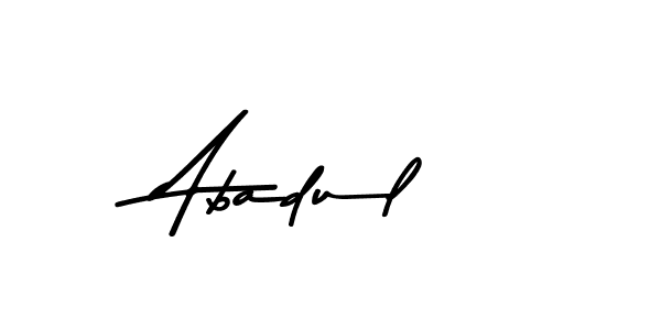 How to make Abadul signature? Asem Kandis PERSONAL USE is a professional autograph style. Create handwritten signature for Abadul name. Abadul signature style 9 images and pictures png