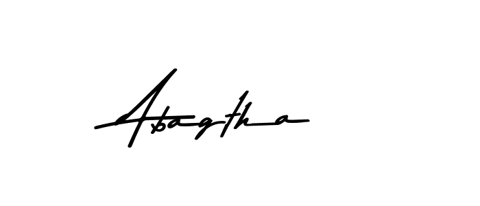 Make a beautiful signature design for name Abagtha. With this signature (Asem Kandis PERSONAL USE) style, you can create a handwritten signature for free. Abagtha signature style 9 images and pictures png