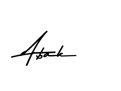 Design your own signature with our free online signature maker. With this signature software, you can create a handwritten (Asem Kandis PERSONAL USE) signature for name Abak. Abak signature style 9 images and pictures png