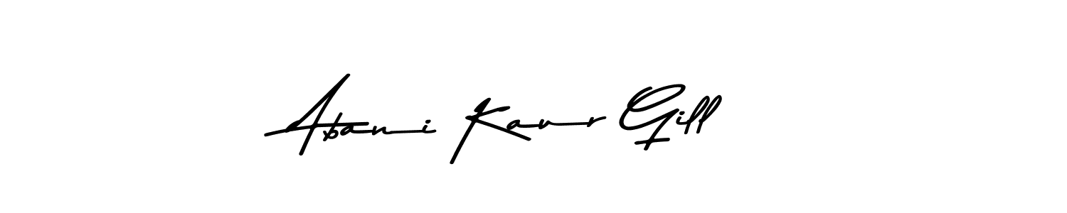 Similarly Asem Kandis PERSONAL USE is the best handwritten signature design. Signature creator online .You can use it as an online autograph creator for name Abani Kaur Gill. Abani Kaur Gill signature style 9 images and pictures png