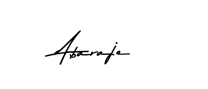 Create a beautiful signature design for name Abaraje. With this signature (Asem Kandis PERSONAL USE) fonts, you can make a handwritten signature for free. Abaraje signature style 9 images and pictures png