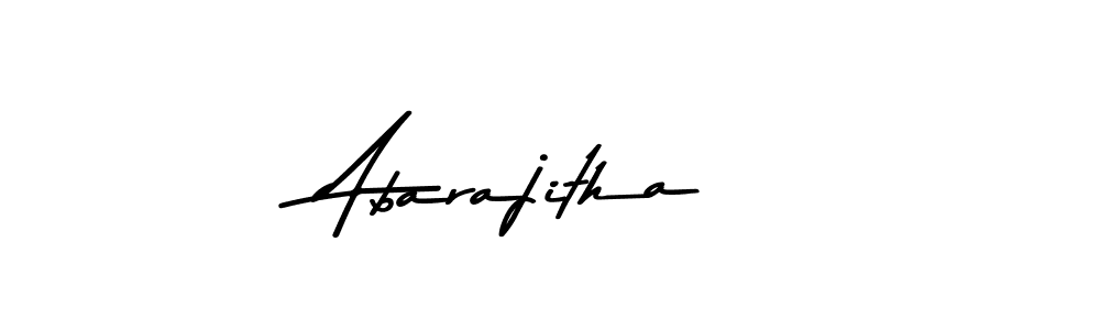 How to make Abarajitha signature? Asem Kandis PERSONAL USE is a professional autograph style. Create handwritten signature for Abarajitha name. Abarajitha signature style 9 images and pictures png