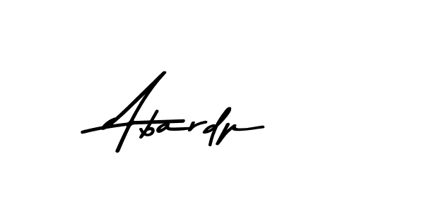 How to make Abardp signature? Asem Kandis PERSONAL USE is a professional autograph style. Create handwritten signature for Abardp name. Abardp signature style 9 images and pictures png