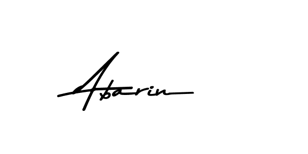 Make a beautiful signature design for name Abarin. Use this online signature maker to create a handwritten signature for free. Abarin signature style 9 images and pictures png