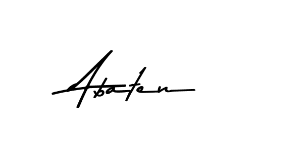 Abaten stylish signature style. Best Handwritten Sign (Asem Kandis PERSONAL USE) for my name. Handwritten Signature Collection Ideas for my name Abaten. Abaten signature style 9 images and pictures png