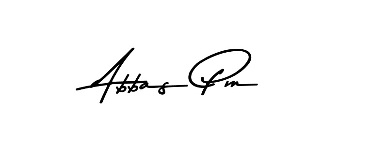 Abbas Pm stylish signature style. Best Handwritten Sign (Asem Kandis PERSONAL USE) for my name. Handwritten Signature Collection Ideas for my name Abbas Pm. Abbas Pm signature style 9 images and pictures png