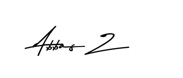 How to make Abbas Z name signature. Use Asem Kandis PERSONAL USE style for creating short signs online. This is the latest handwritten sign. Abbas Z signature style 9 images and pictures png