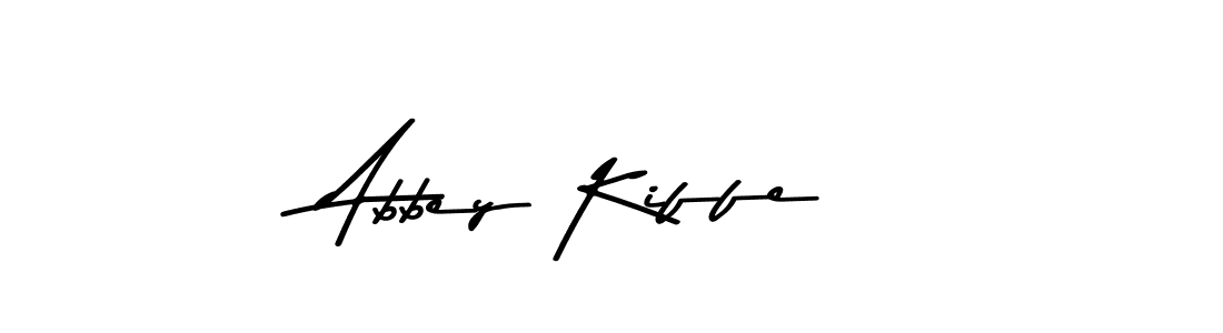 Make a beautiful signature design for name Abbey Kiffe. With this signature (Asem Kandis PERSONAL USE) style, you can create a handwritten signature for free. Abbey Kiffe signature style 9 images and pictures png