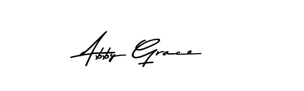 How to make Abby Grace name signature. Use Asem Kandis PERSONAL USE style for creating short signs online. This is the latest handwritten sign. Abby Grace signature style 9 images and pictures png
