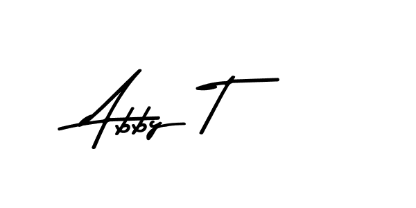 How to Draw Abby T signature style? Asem Kandis PERSONAL USE is a latest design signature styles for name Abby T. Abby T signature style 9 images and pictures png