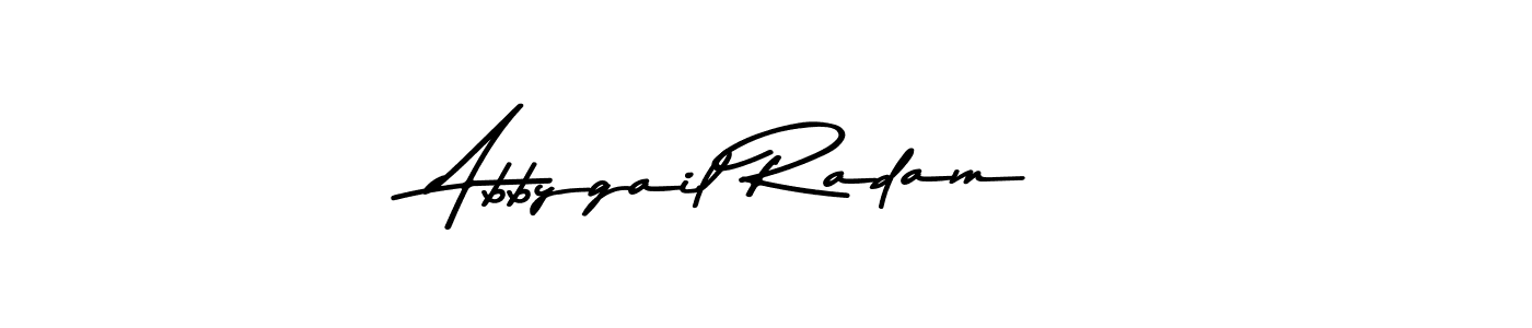 How to make Abbygail Radam signature? Asem Kandis PERSONAL USE is a professional autograph style. Create handwritten signature for Abbygail Radam name. Abbygail Radam signature style 9 images and pictures png
