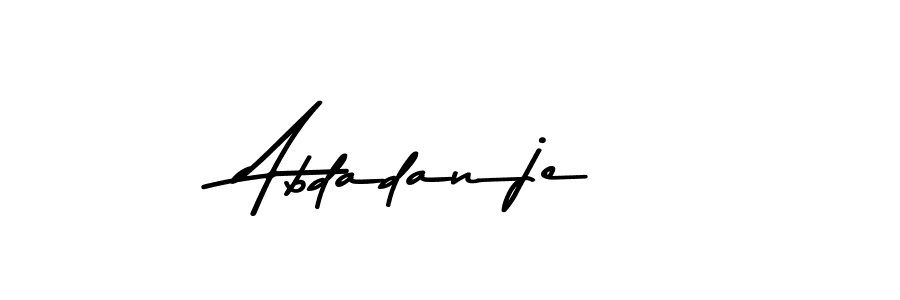 The best way (Asem Kandis PERSONAL USE) to make a short signature is to pick only two or three words in your name. The name Abdadanje include a total of six letters. For converting this name. Abdadanje signature style 9 images and pictures png