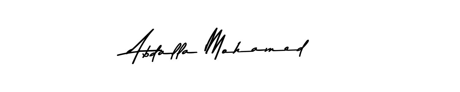 Also we have Abdalla Mohamed name is the best signature style. Create professional handwritten signature collection using Asem Kandis PERSONAL USE autograph style. Abdalla Mohamed signature style 9 images and pictures png