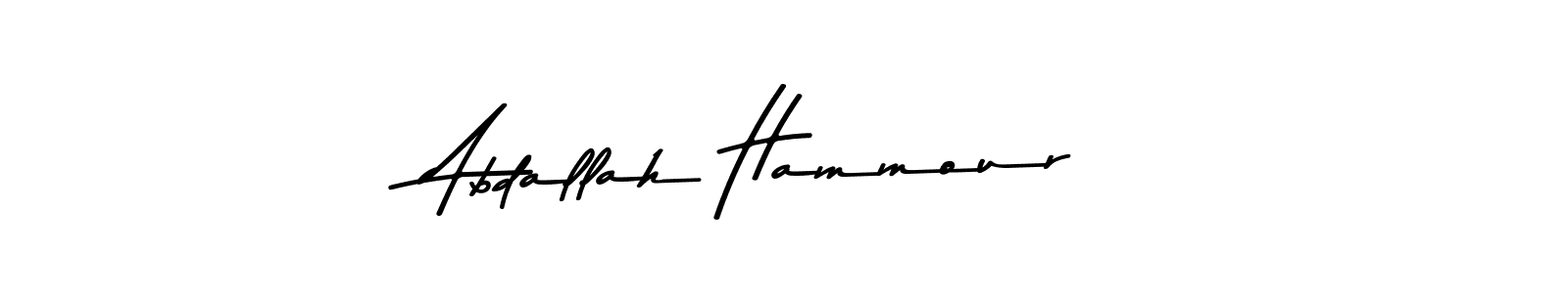 You should practise on your own different ways (Asem Kandis PERSONAL USE) to write your name (Abdallah Hammour) in signature. don't let someone else do it for you. Abdallah Hammour signature style 9 images and pictures png