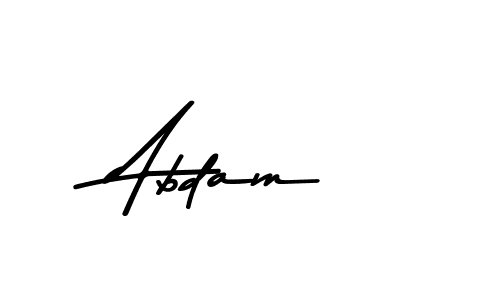 Also You can easily find your signature by using the search form. We will create Abdam name handwritten signature images for you free of cost using Asem Kandis PERSONAL USE sign style. Abdam signature style 9 images and pictures png