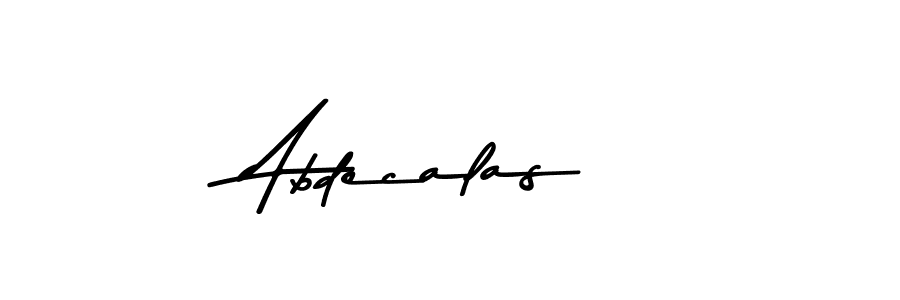 Also we have Abdecalas name is the best signature style. Create professional handwritten signature collection using Asem Kandis PERSONAL USE autograph style. Abdecalas signature style 9 images and pictures png