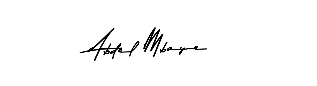 How to make Abdel Mbaye signature? Asem Kandis PERSONAL USE is a professional autograph style. Create handwritten signature for Abdel Mbaye name. Abdel Mbaye signature style 9 images and pictures png