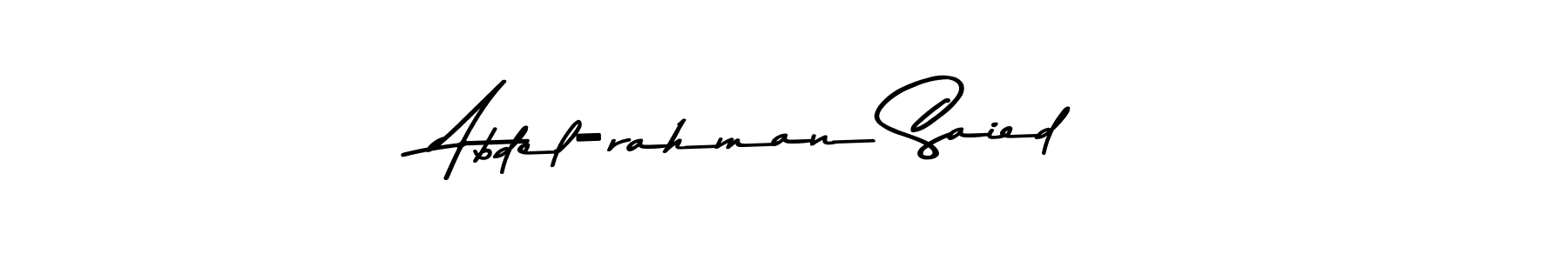 The best way (Asem Kandis PERSONAL USE) to make a short signature is to pick only two or three words in your name. The name Abdel-rahman Saied include a total of six letters. For converting this name. Abdel-rahman Saied signature style 9 images and pictures png