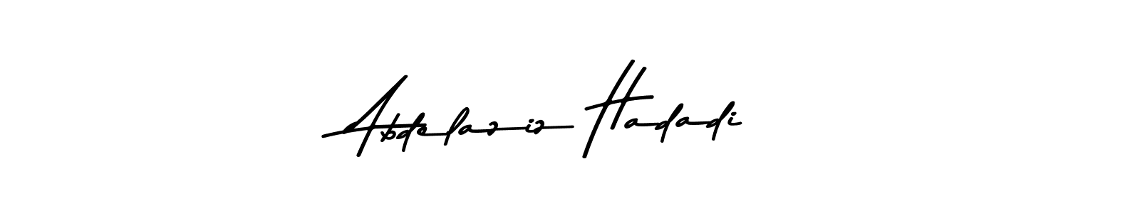 Use a signature maker to create a handwritten signature online. With this signature software, you can design (Asem Kandis PERSONAL USE) your own signature for name Abdelaziz Hadadi. Abdelaziz Hadadi signature style 9 images and pictures png