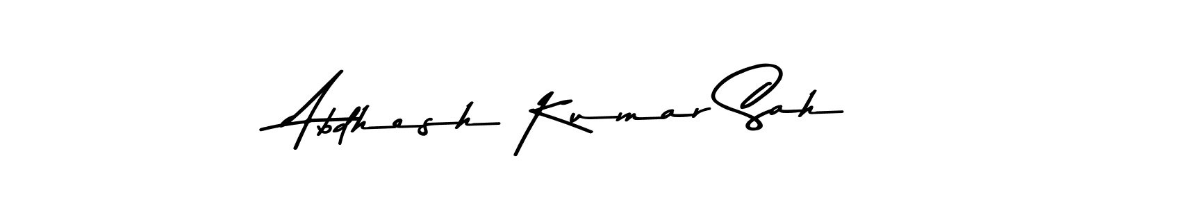 Here are the top 10 professional signature styles for the name Abdhesh Kumar Sah. These are the best autograph styles you can use for your name. Abdhesh Kumar Sah signature style 9 images and pictures png