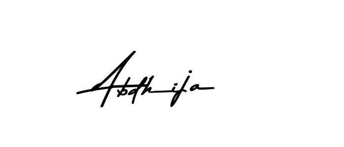 Similarly Asem Kandis PERSONAL USE is the best handwritten signature design. Signature creator online .You can use it as an online autograph creator for name Abdhija. Abdhija signature style 9 images and pictures png