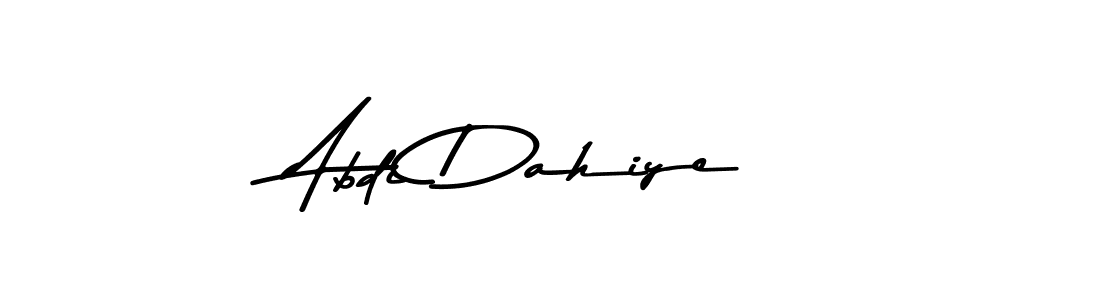 The best way (Asem Kandis PERSONAL USE) to make a short signature is to pick only two or three words in your name. The name Abdi Dahiye include a total of six letters. For converting this name. Abdi Dahiye signature style 9 images and pictures png