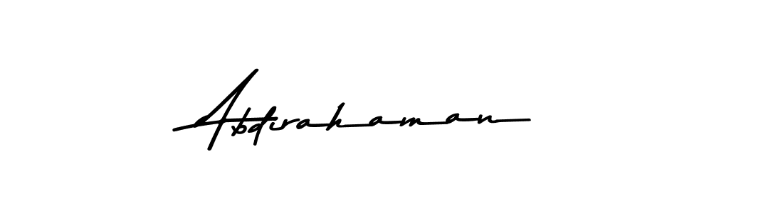 Use a signature maker to create a handwritten signature online. With this signature software, you can design (Asem Kandis PERSONAL USE) your own signature for name Abdirahaman. Abdirahaman signature style 9 images and pictures png