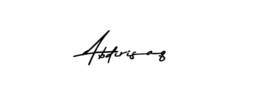 Use a signature maker to create a handwritten signature online. With this signature software, you can design (Asem Kandis PERSONAL USE) your own signature for name Abdirisaq. Abdirisaq signature style 9 images and pictures png