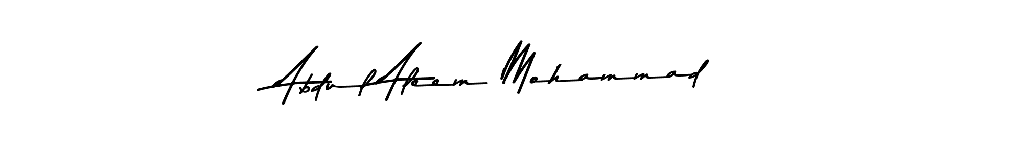 Abdul Aleem Mohammad stylish signature style. Best Handwritten Sign (Asem Kandis PERSONAL USE) for my name. Handwritten Signature Collection Ideas for my name Abdul Aleem Mohammad. Abdul Aleem Mohammad signature style 9 images and pictures png