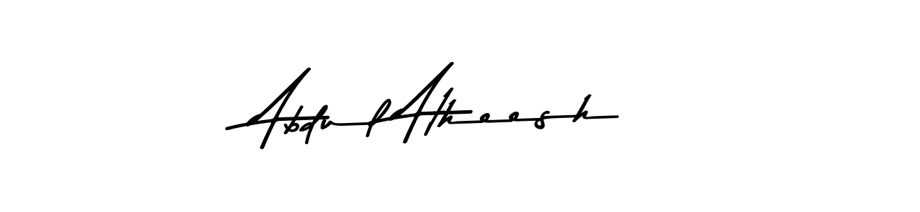 This is the best signature style for the Abdul Atheesh name. Also you like these signature font (Asem Kandis PERSONAL USE). Mix name signature. Abdul Atheesh signature style 9 images and pictures png