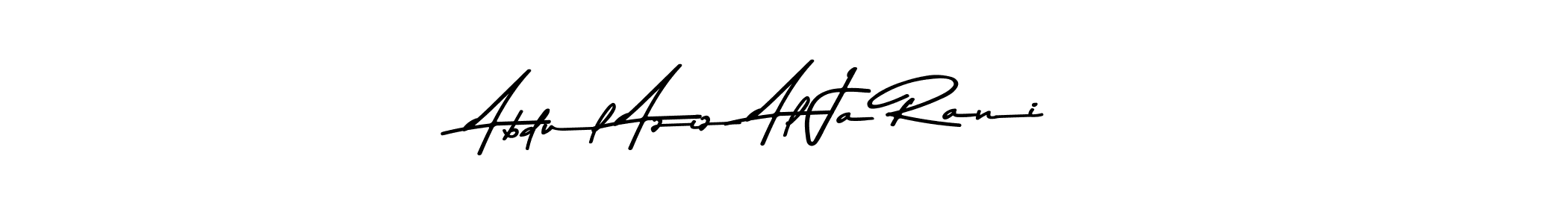 Create a beautiful signature design for name Abdul Aziz Al Ja Rani. With this signature (Asem Kandis PERSONAL USE) fonts, you can make a handwritten signature for free. Abdul Aziz Al Ja Rani signature style 9 images and pictures png