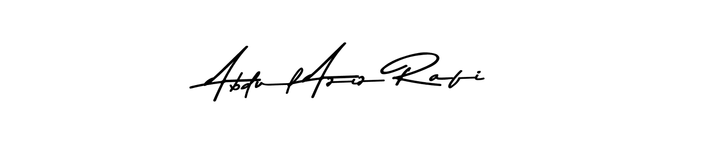 Design your own signature with our free online signature maker. With this signature software, you can create a handwritten (Asem Kandis PERSONAL USE) signature for name Abdul Aziz Rafi. Abdul Aziz Rafi signature style 9 images and pictures png