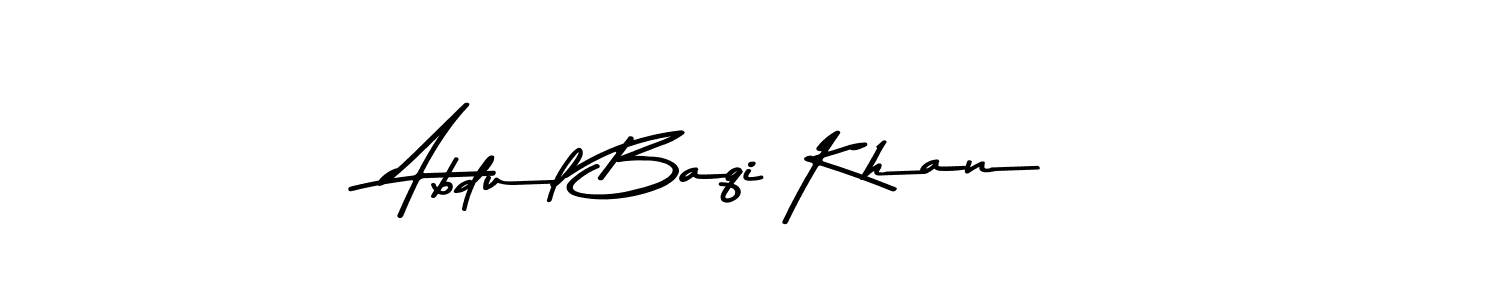 How to make Abdul Baqi Khan name signature. Use Asem Kandis PERSONAL USE style for creating short signs online. This is the latest handwritten sign. Abdul Baqi Khan signature style 9 images and pictures png