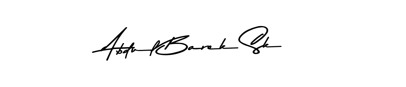 Make a beautiful signature design for name Abdul Barek Sk. With this signature (Asem Kandis PERSONAL USE) style, you can create a handwritten signature for free. Abdul Barek Sk signature style 9 images and pictures png