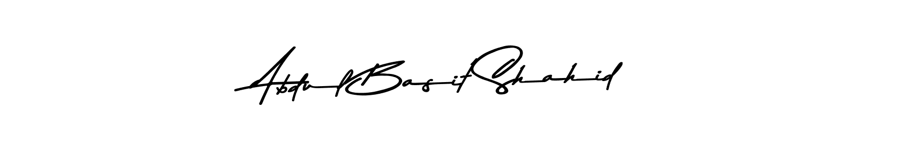 Use a signature maker to create a handwritten signature online. With this signature software, you can design (Asem Kandis PERSONAL USE) your own signature for name Abdul Basit Shahid. Abdul Basit Shahid signature style 9 images and pictures png