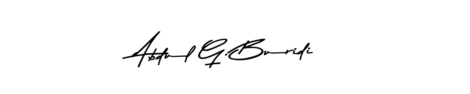 Use a signature maker to create a handwritten signature online. With this signature software, you can design (Asem Kandis PERSONAL USE) your own signature for name Abdul G. Buridi. Abdul G. Buridi signature style 9 images and pictures png