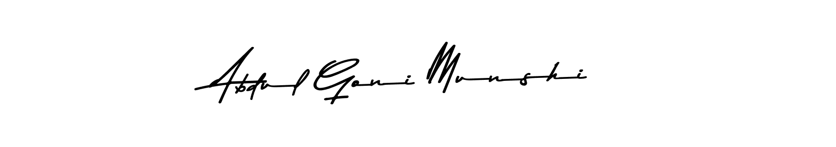 How to make Abdul Goni Munshi signature? Asem Kandis PERSONAL USE is a professional autograph style. Create handwritten signature for Abdul Goni Munshi name. Abdul Goni Munshi signature style 9 images and pictures png