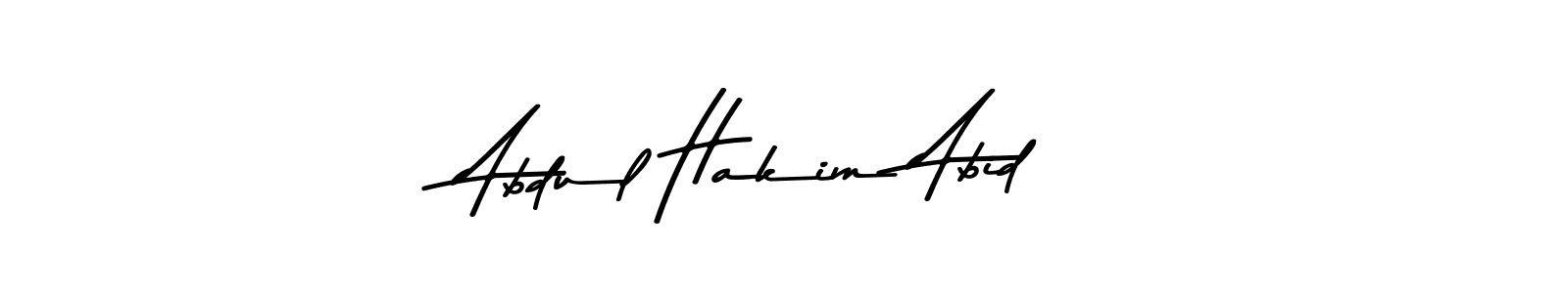 Here are the top 10 professional signature styles for the name Abdul Hakim Abid. These are the best autograph styles you can use for your name. Abdul Hakim Abid signature style 9 images and pictures png