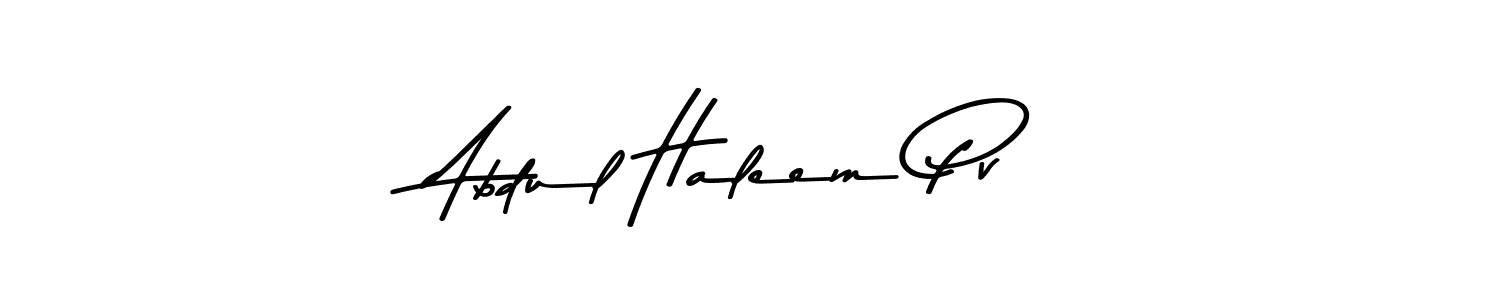 Similarly Asem Kandis PERSONAL USE is the best handwritten signature design. Signature creator online .You can use it as an online autograph creator for name Abdul Haleem Pv. Abdul Haleem Pv signature style 9 images and pictures png