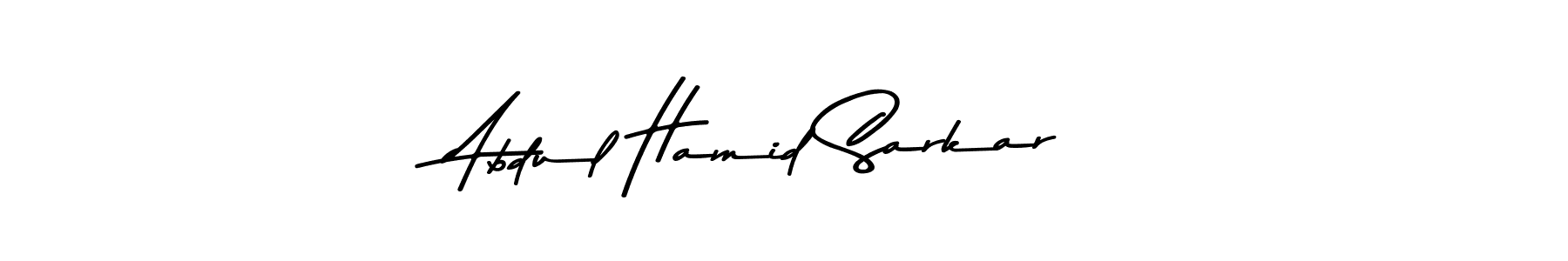 if you are searching for the best signature style for your name Abdul Hamid Sarkar. so please give up your signature search. here we have designed multiple signature styles  using Asem Kandis PERSONAL USE. Abdul Hamid Sarkar signature style 9 images and pictures png