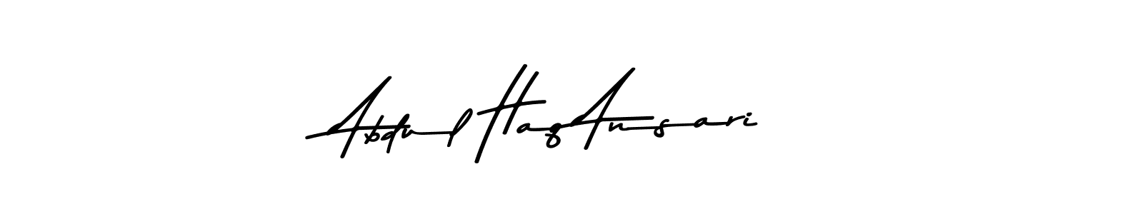 This is the best signature style for the Abdul Haq Ansari name. Also you like these signature font (Asem Kandis PERSONAL USE). Mix name signature. Abdul Haq Ansari signature style 9 images and pictures png